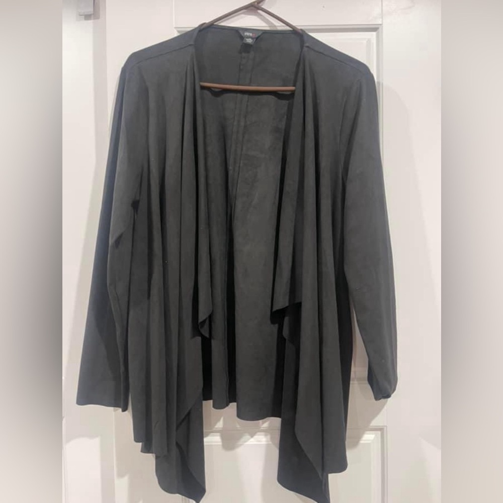 Intro Brand Faux Suede Cardigan/Jacket